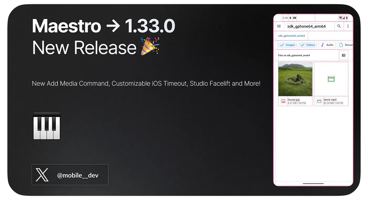 What’s New in Maestro: 1.33.0